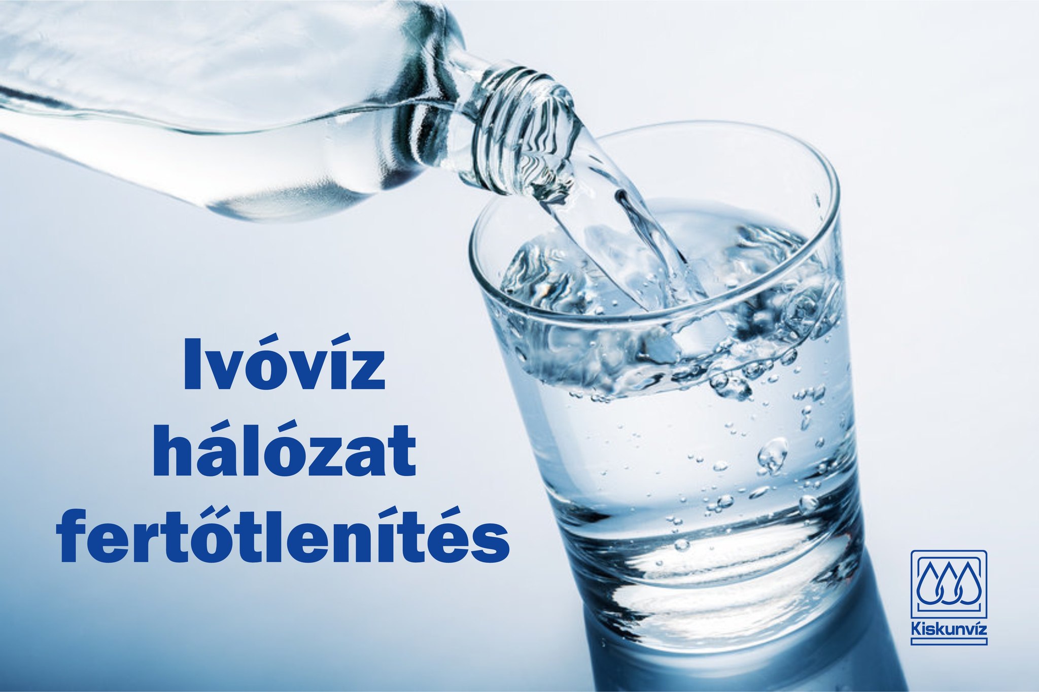 Ivóvíz hálózat fertőtlenítés - Jánoshalma - Kiskunsági Víziközmű-Szolgáltató Kft