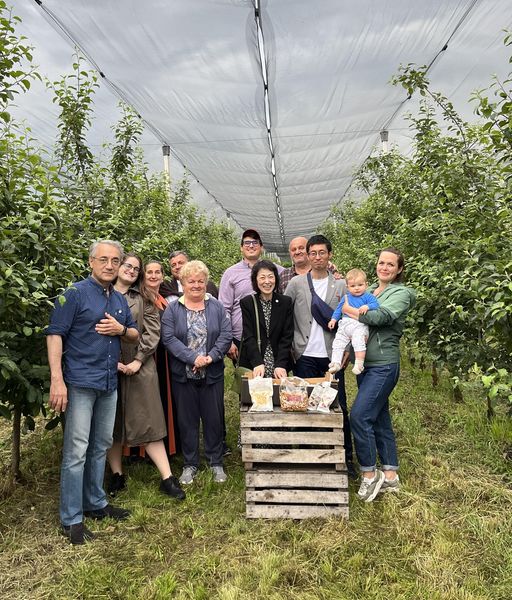2022 őszén egy Jánoshalmán termesztett Japán alma fajtát vásárolt fel a deszki pálinkaház