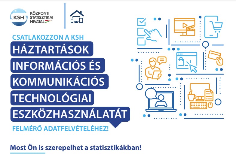 KSH - háztartások információs és kommunikációs technológiai eszközhasználat felmérés