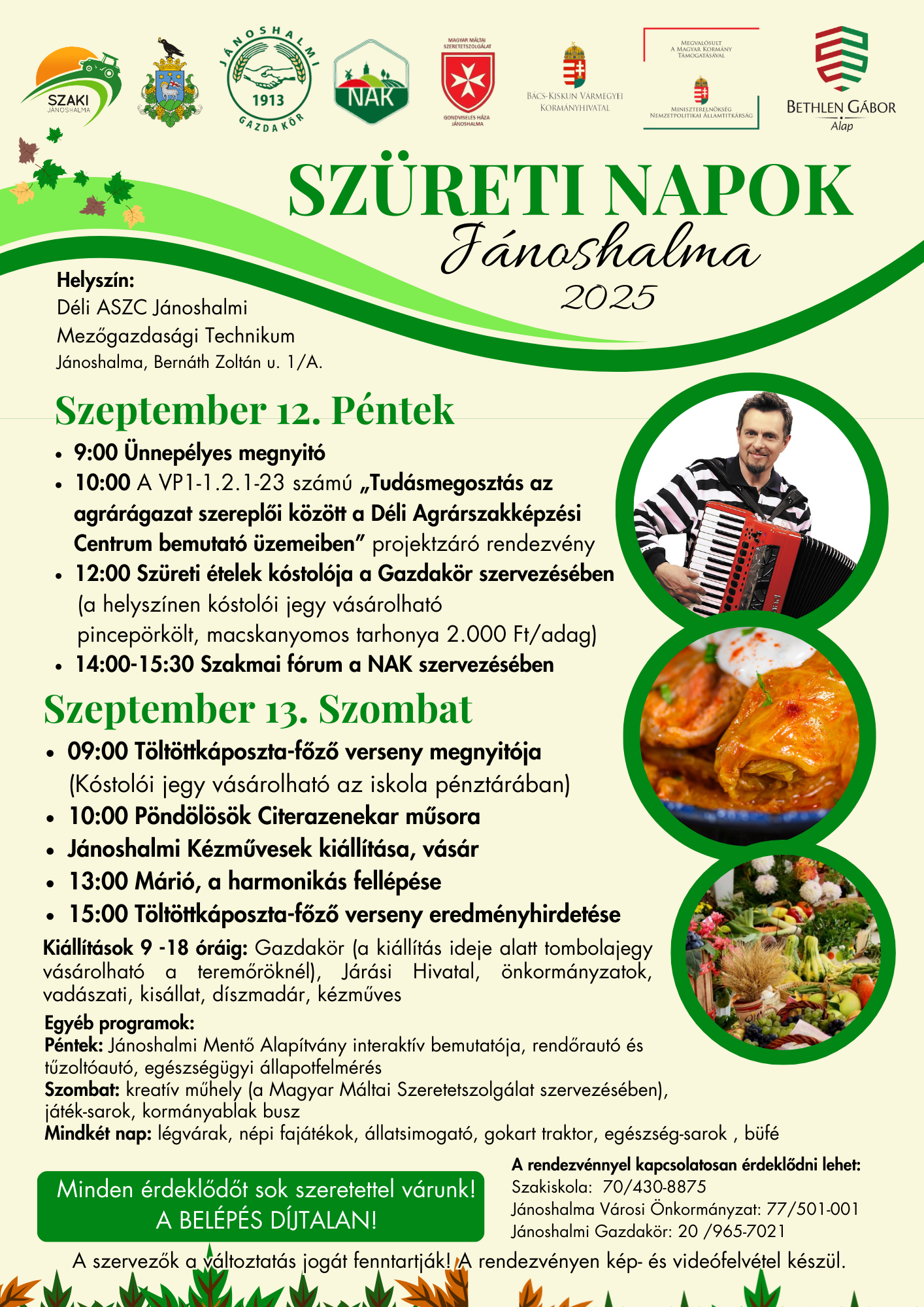 Szüreti napok Jánoshalma 2025