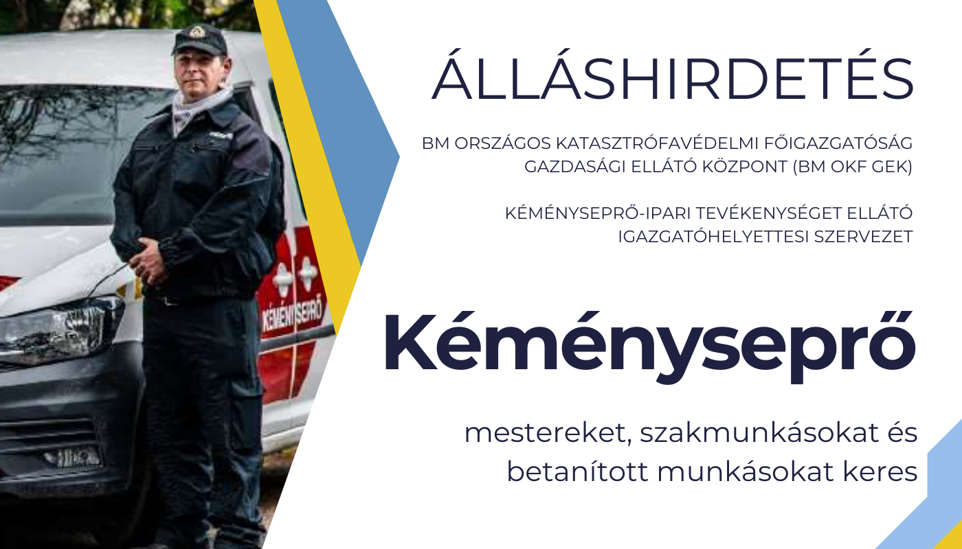 Álláshirdetés: Kéményseprő