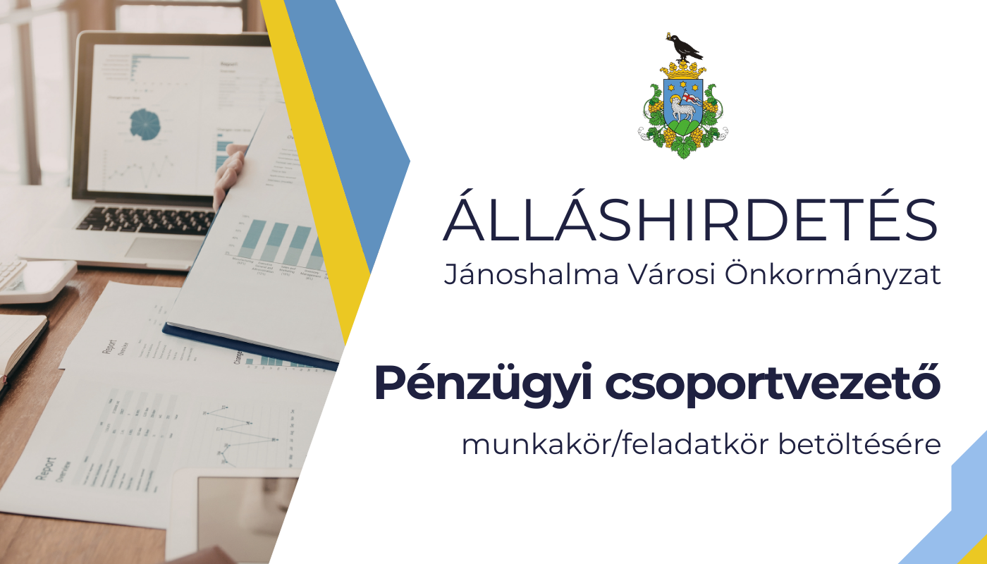 Álláshirdetés: Pénzügyi csoportvezető