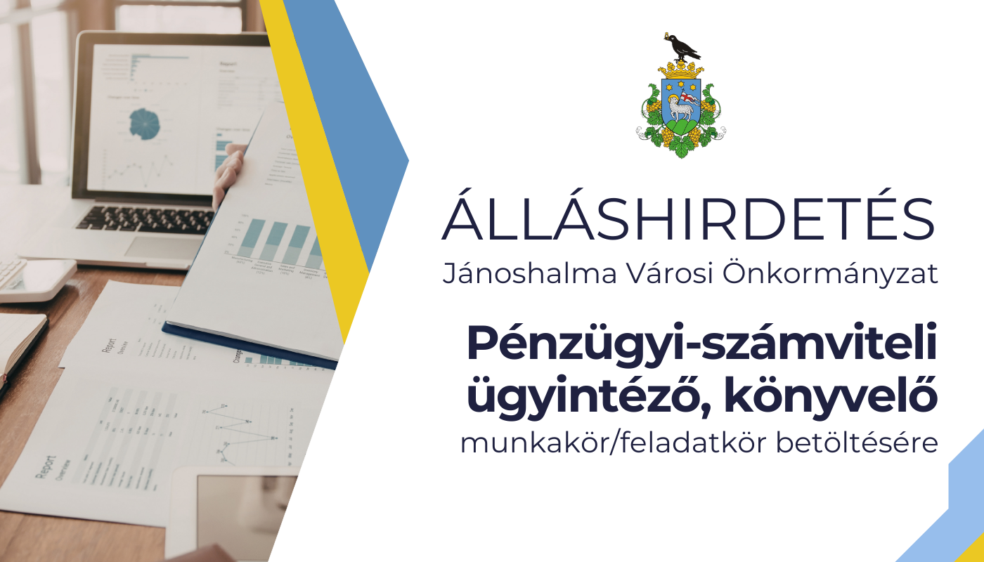 Álláshirdetés: Pénzügyi-számviteli ügyintéző, könyvelő